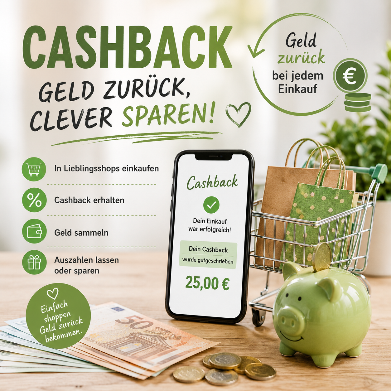 Geld zurück beim Online-Einkauf